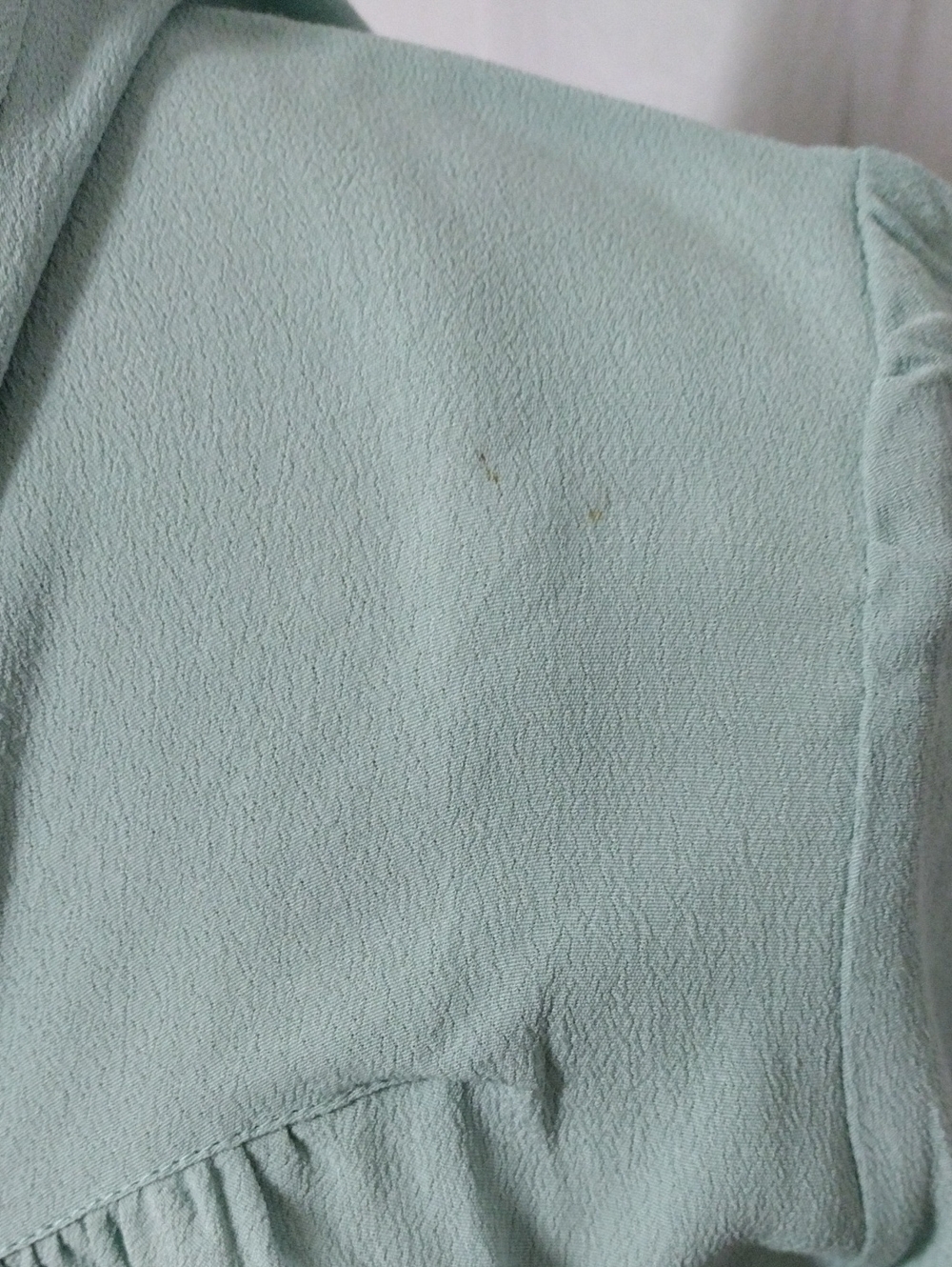 Socialite Mint Green Midi Dress with V-Neck Detail - Picture 6 of 6